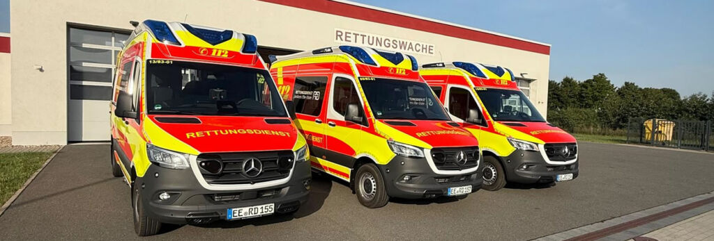 Drei neue Rettungswagen für Schönewalde, Oppelhain und Sonnewalde