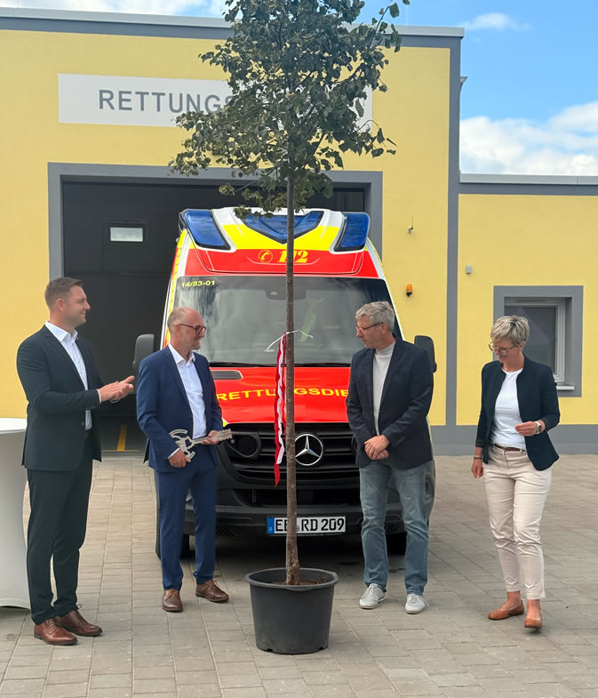 Neue Rettungswache Großthiemig